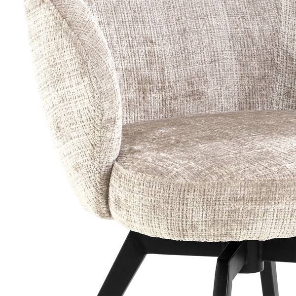 Darlene eetkamerstoel beige - textiel - 59 x 80 x 60 cm