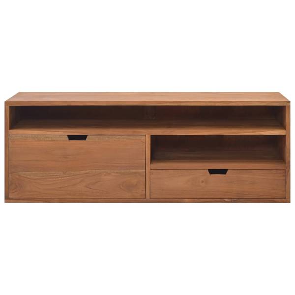 TV-Schrank D335 Braun - Massivholz - 30 x 40 x 110 cm