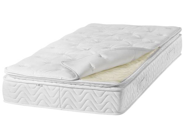 Matelas AURA HYBRID PRO Beige - 90 x 25 x 200 cm