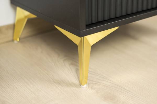 Meubelpoot Star goud - Hoogte: 10 cm