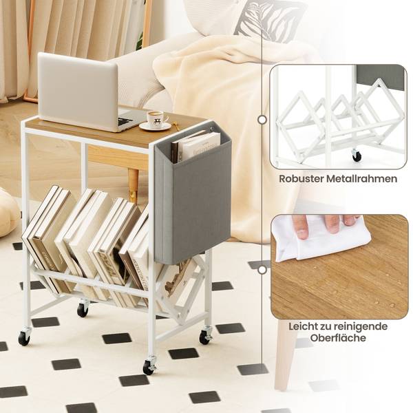 Schallplattenregal VH35524 Weiß