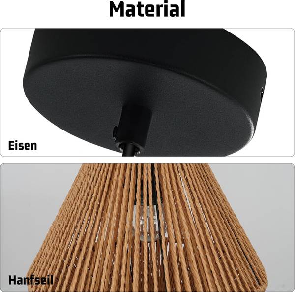 Pendelleuchte DGA Schwarz - Gusseisen - 25 x 25 x 145 cm