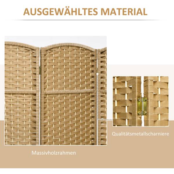 Paravent 830-814V01ND Bois - Profondeur : 240 cm
