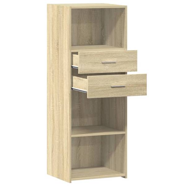 Highboard DE5100 Braun - Holzwerkstoff - 45 x 124 x 43 cm