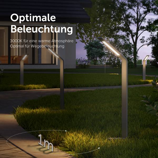 Außenstehleuchten Pfadfinder Anthrazit - Höhe: 41 cm