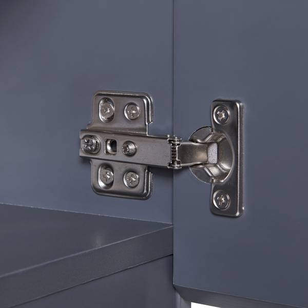 Hängeschrank Overath Grau - Holzwerkstoff - 30 x 60 x 30 cm