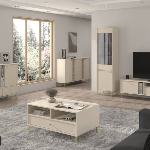 Couchtisch FLOREN II Grau - Holzwerkstoff - 100 x 50 x 65 cm