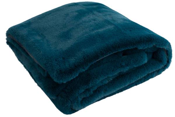 FleeceDecke Cutie Blau - Fiberglas - 130 x 3 x 180 cm