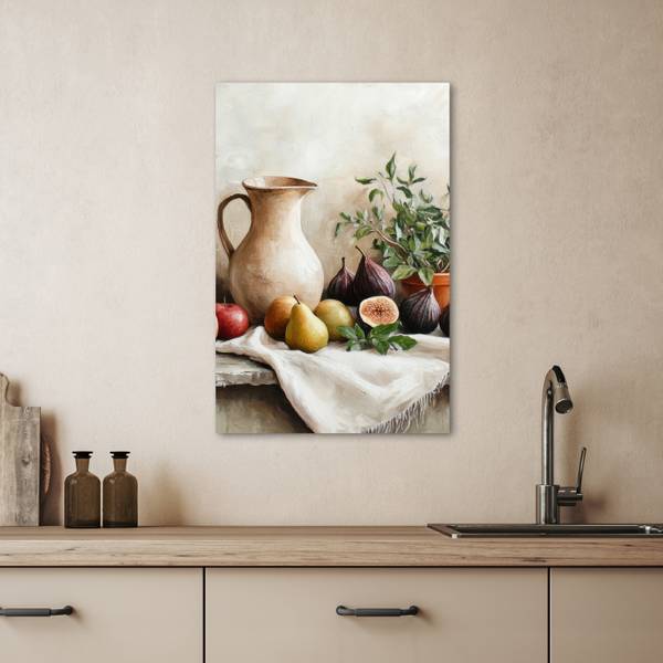 LEINWANDBILD Obst Braun - Textil - 40 x 60 x 2 cm