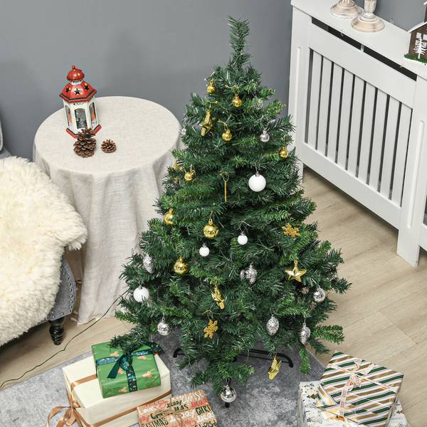 Künstlicher Weihnachtsbaum 830-185V01 Grün - Kunststoff - 75 x 120 x 75 cm