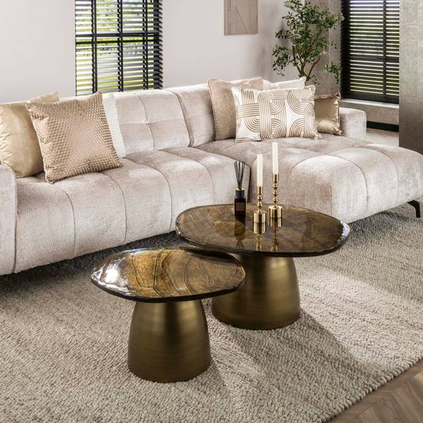 Salontafel ECLIPSE goud