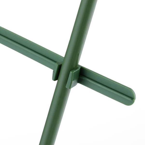 Plantensteun set van 2 groen groen - staal - 59 x 122 x 2 cm