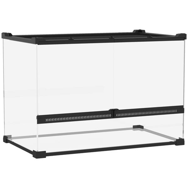 Terrarium D40-052V03BK Schwarz - Glas - 30 x 35 x 50 cm