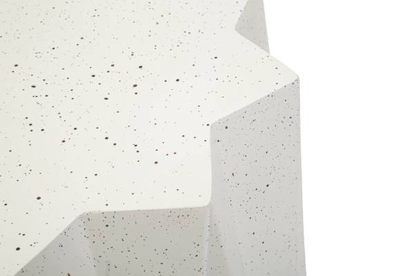 Kaffeetisch Star Beige - Harz - 39 x 53 x 39 cm