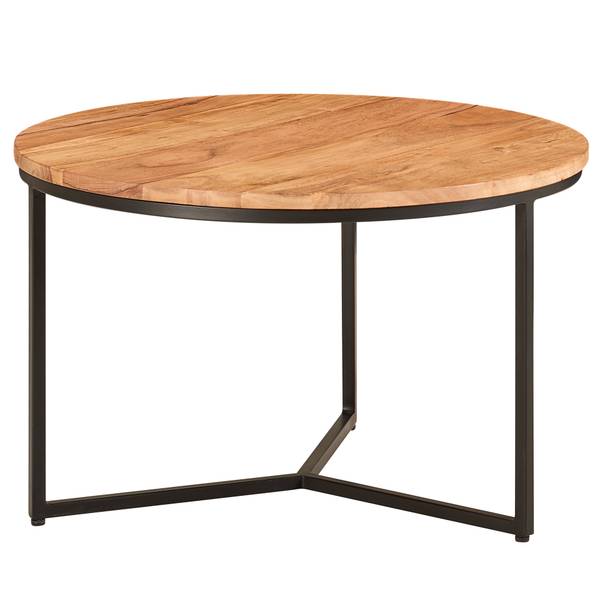 Couchtisch CEIRA mit Dreibeingestell Beige - Akazie - 60 x 38 x 60 cm
