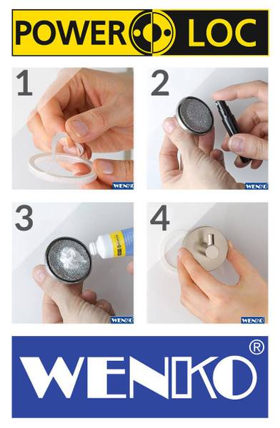 Kosmetikspiegel Elegance Power-Loc Stahl - Silber