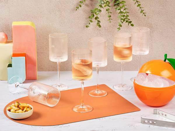 Weingläser LINJE 6er-Set Glas - 7 x 21 x 7 cm