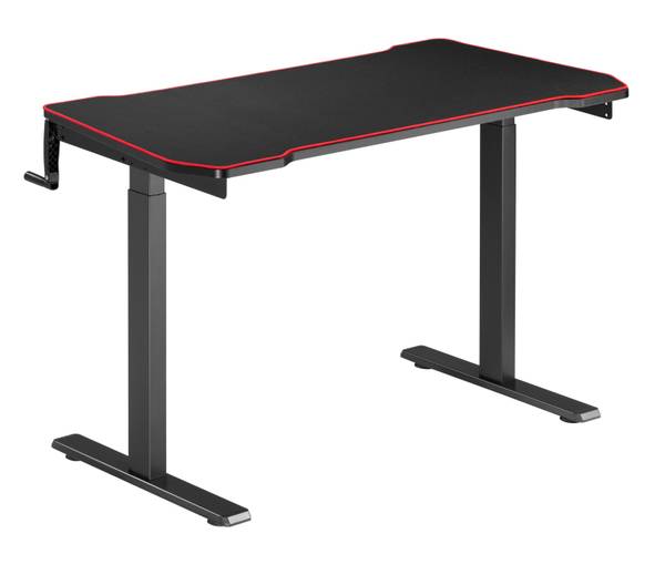 Schreibtisch LUMN08-22D-GBS-ZWART Schwarz - Holzwerkstoff - Holz teilmassiv - 120 x 76 x 60 cm