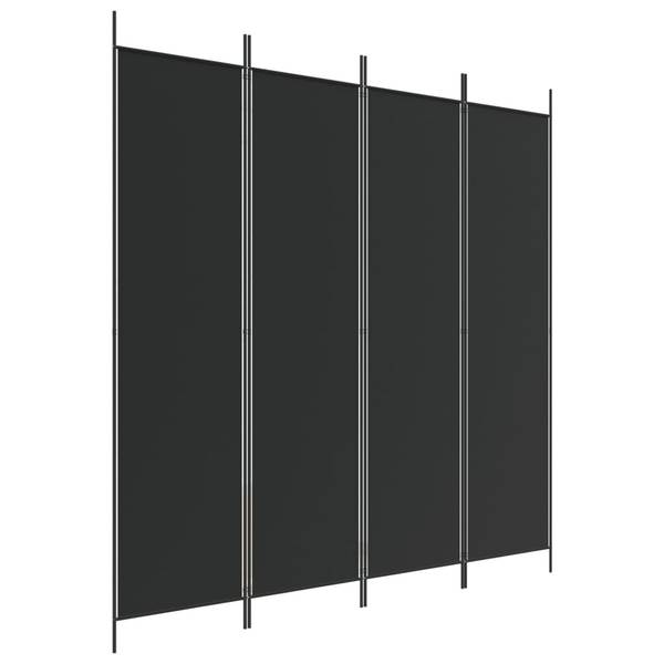 Raumteiler 3015997-2 (4-teilig) Schwarz