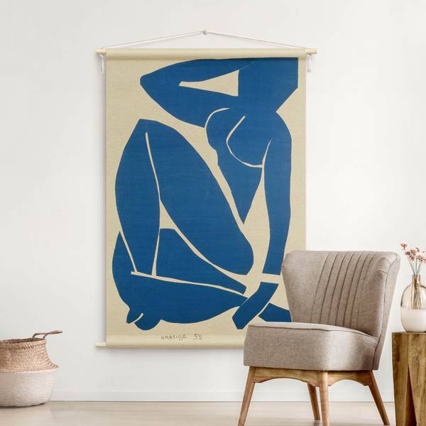 Wandteppich Henri Matisse Nu bleu III 110 x 165 cm