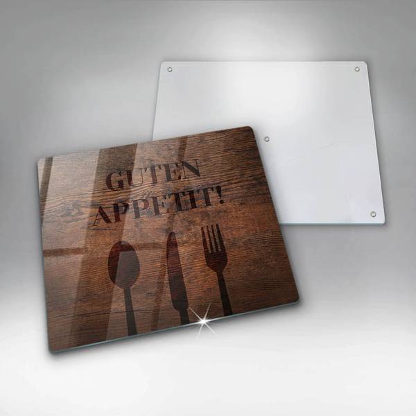 Schneidebrett Appetit! Braun - Glas - 60 x 52 x 1 cm