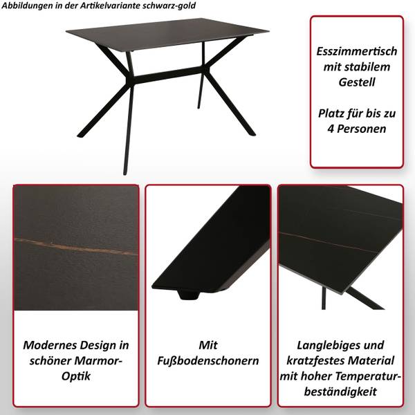 Esszimmertisch O58 Grau