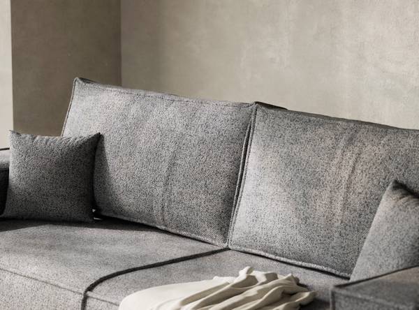 Sofa mit Schlaffunktion Milos Grau