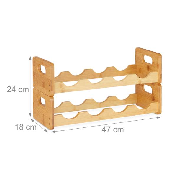 Etagère à vins pour 8 bouteilles Nombre de pièces dans le lot : 1