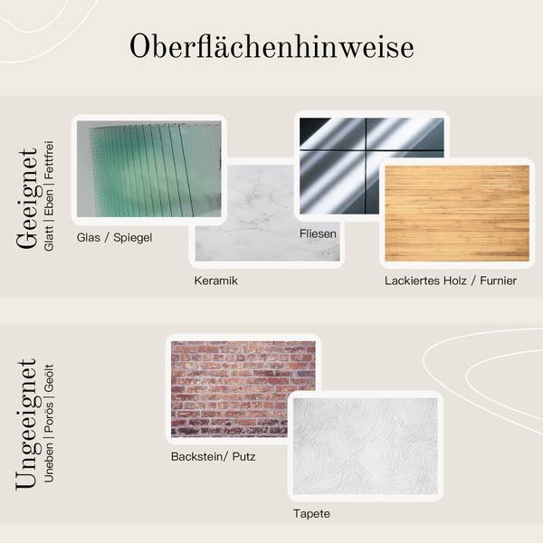 Moderner Handtuchhalter ohne Bohren Schwarz - 22 x 5 cm