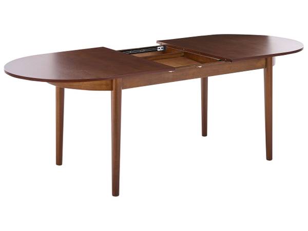 Ausziehbarer Tisch LARTO Braun - Holzwerkstoff - 90 x 76 x 180 cm