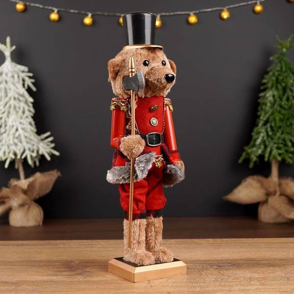 Figur 839309 Schwarz - Braun - Rot - Kunststoff - 12 x 39 x 14 cm
