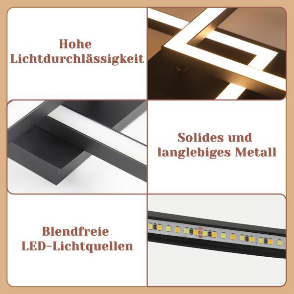 Deckenleuchte ancbd Schwarz