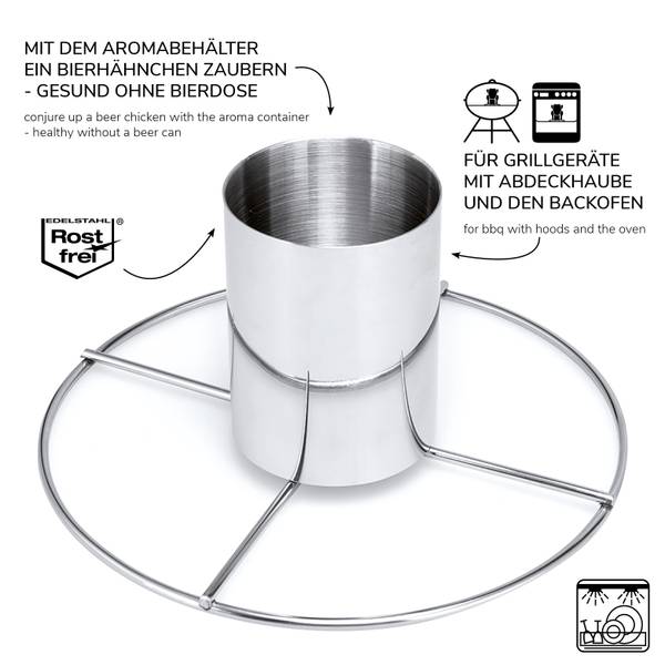 Geflügelschere 14101 (2er-Set) Silber - Metall - 20 x 10 x 20 cm