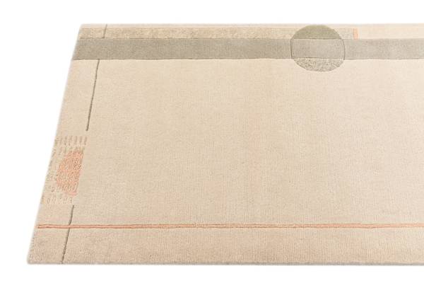 Läufer Teppich Darya DLXXVIII Braun - Wolle - 84 x 1 x 396 cm