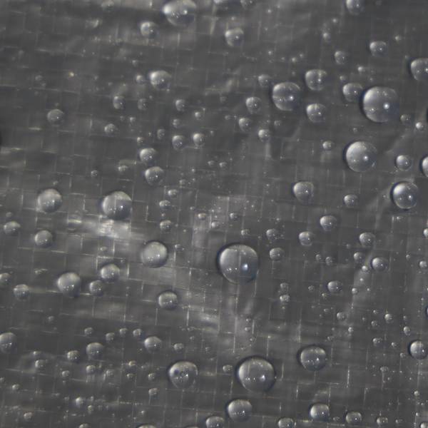 Zijwanden partytent 2x3 m set van 3 grijs - wit - kunststof - 300 x 200 x 1 cm