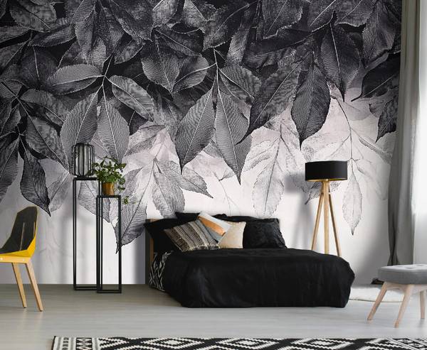 Fototapete Blätter Natur Wohnzimmer 200 x 140 cm