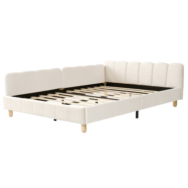 Polsterbett VELVSafe Tiefe: 202 cm