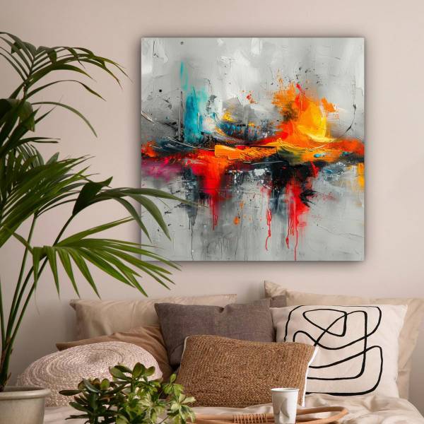 LEINWANDBILD Moderne 90 x 90 cm