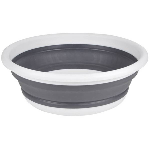 Camp4 Faltbare Silikonschüssel 20cm - Grau/Lime Für Outdoor & Küche