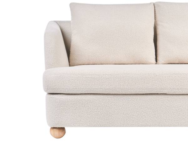 Sofa RATTVIK 4-tlg Braun - Weiß - Naturfaser - 162 x 86 x 82 cm