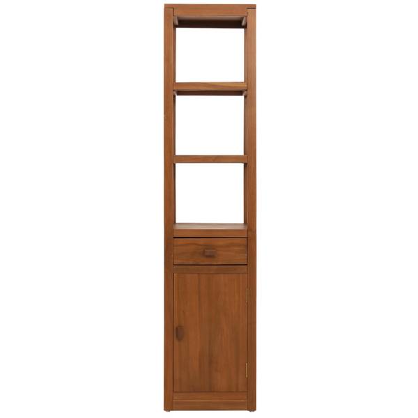 Regal M86 Braun - Teakholz - 40 x 180 x 40 cm