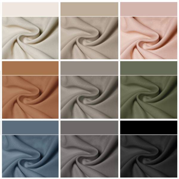 Gardinen Blickdicht mit Kräuselband 1x Blau - Polyester - 140 x 270 x 140 cm