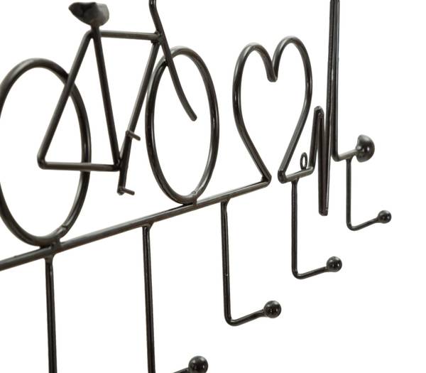 Porte-manteau Bicicletta Noir - Métal - 59 x 27 x 59 cm