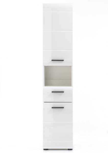 Colonne blanche ALPHA Blanc - Bois manufacturé - 30 x 182 x 31 cm
