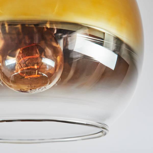 Deckenleuchte Cesaro Blau - Gold - Grün - Metall - 16 x 16 x 16 cm