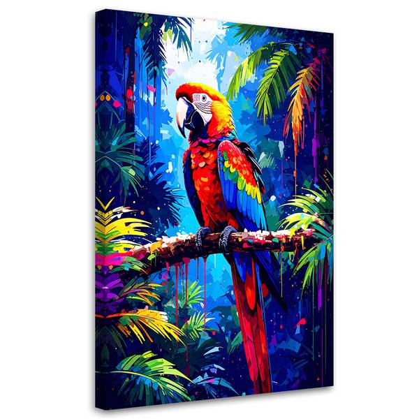 Canvas schilderij Vogels 40 x 60 cm