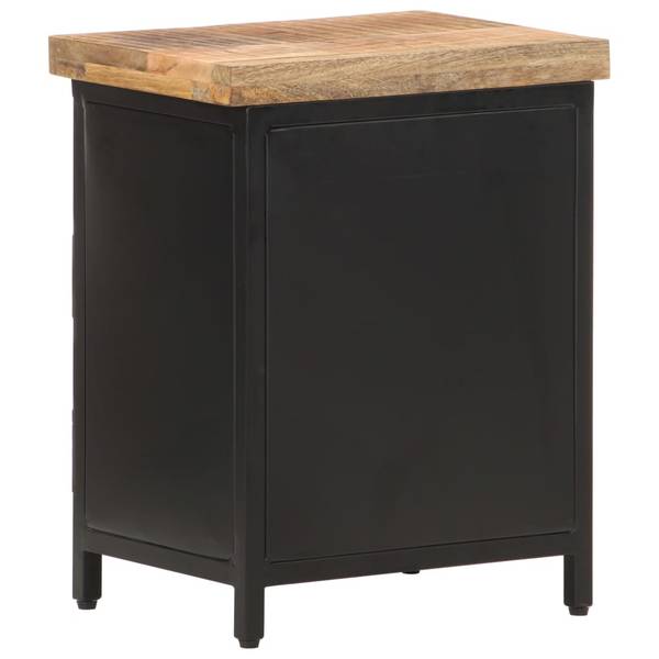 Nachttisch DE594 Braun - Massivholz - 40 x 52 x 30 cm