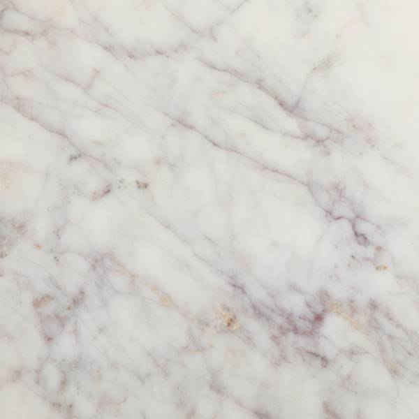 Table d'appoint CRATO Marron - Blanc - Acier inoxydable - Acier - 36 x 55 x 36 cm