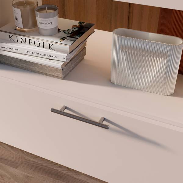 Möbelgriff Orlando 10er-Set Silber - Metall - 1 x 4 x 27 cm