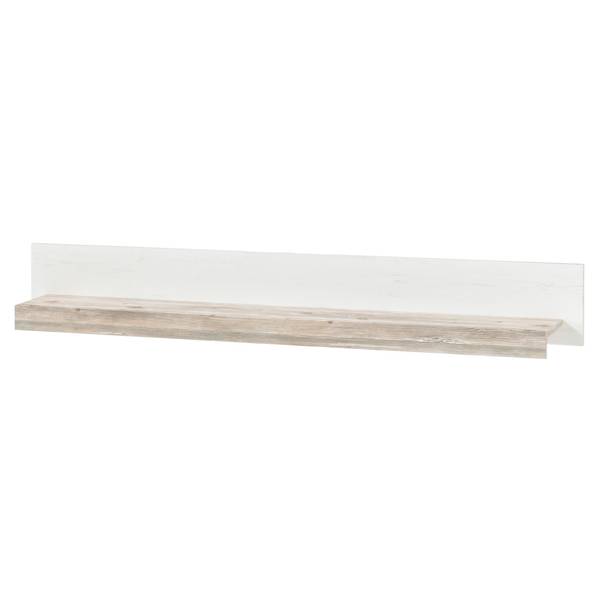 Wohnwand FERNA-61-3 Weiß - Holzwerkstoff - 215 x 201 x 44 cm